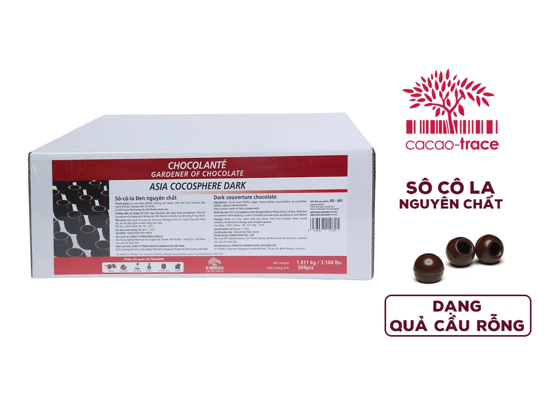Cocosphere Dark Chocolate - Puratos Vietnam